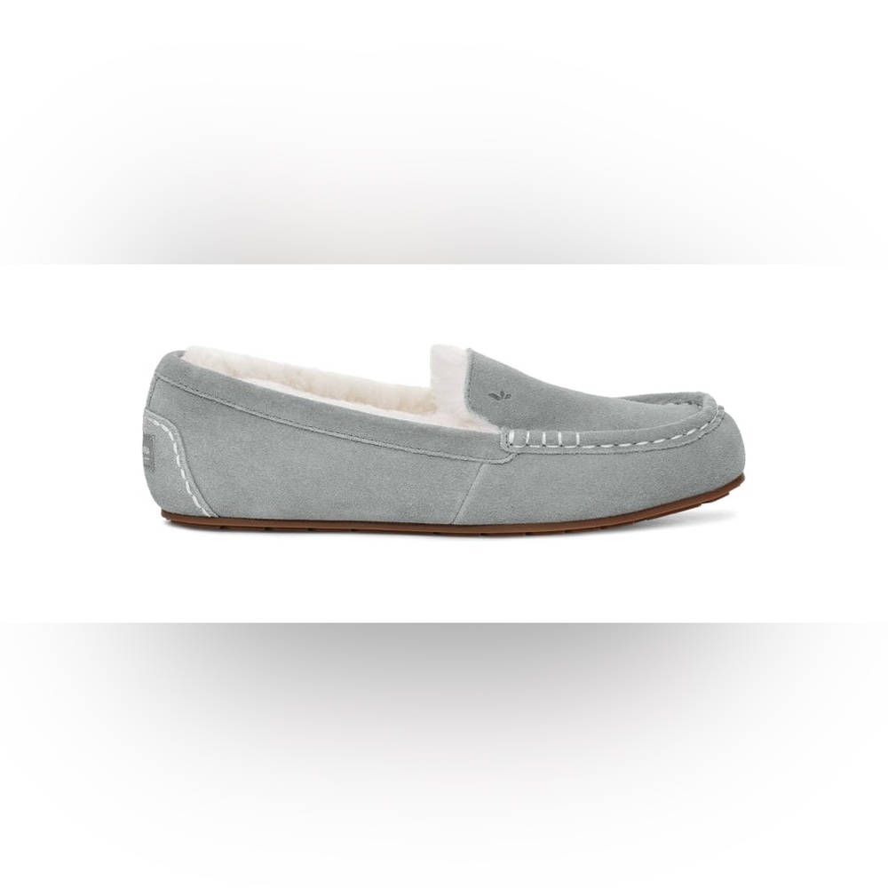 Grey Koolaburra Moccasin Slippers